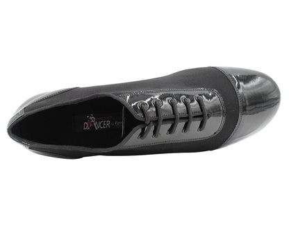 CD9322 Black Patent &amp; Oxford with 1.5" Latin heel in the photo