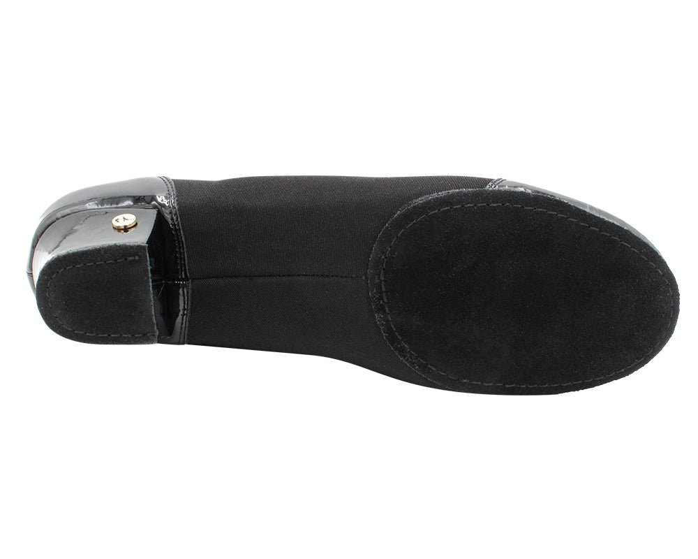 CD9322 Black Patent &amp; Oxford with 1.5" Latin heel in the photo