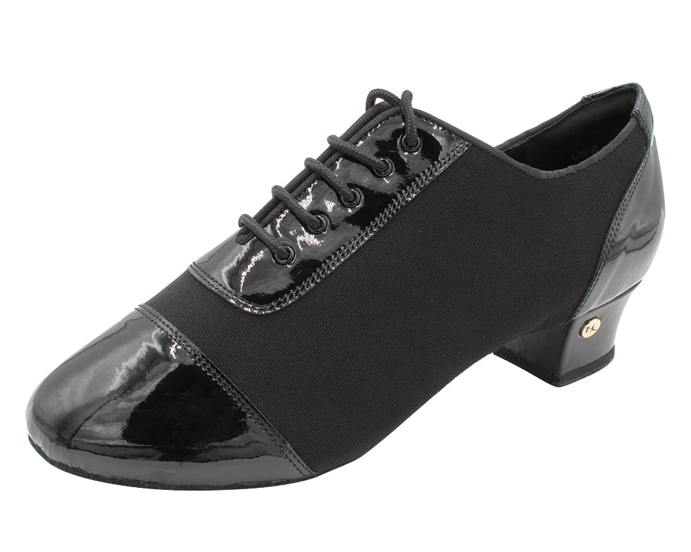 CD9322 Black Patent &amp; Oxford with 1.5" Latin heel in the photo