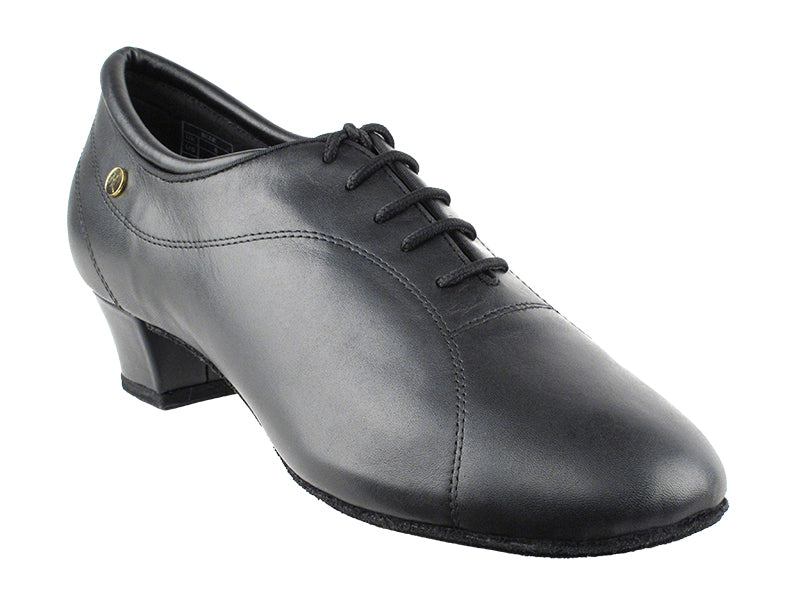 CD9326DB Black Leather with 1.5&quot; Latin heel