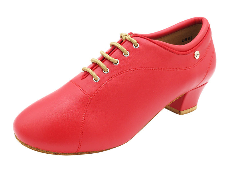 CD9326DB 217 Red Leather with Men 1.5" Latin Heel in the photo
