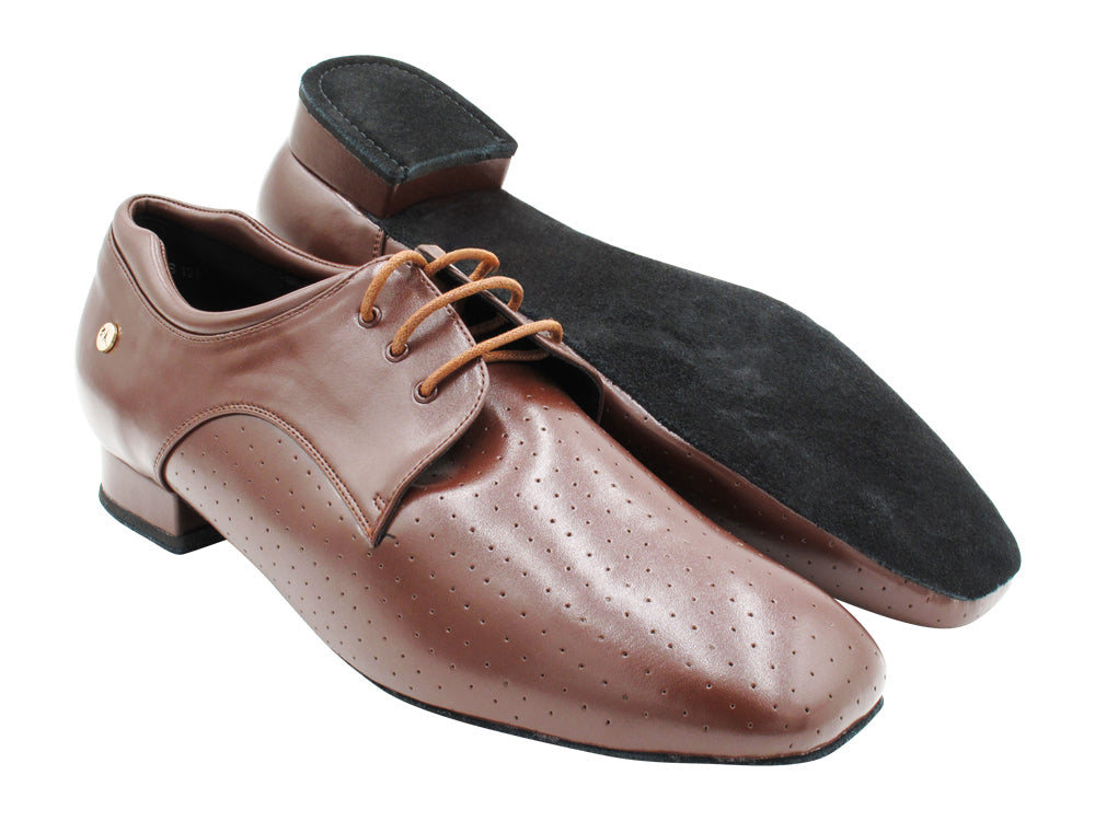 CD9426 Dark Tan Leather with 1" standard heel