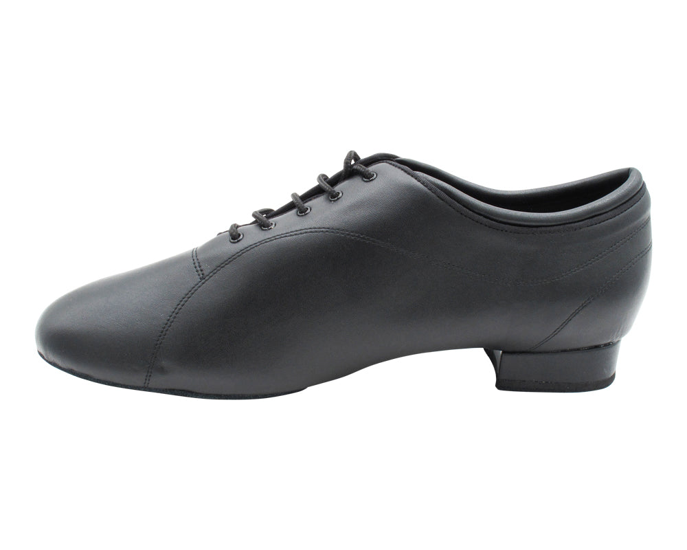 CD9436 Black Leather (Split Sole) with 1" Heel in the photo