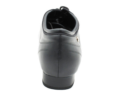 CD9436 Black Leather (Split Sole) with 1" Heel in the photo
