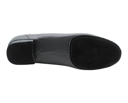 CD9436 Black Leather (Split Sole) with 1" Heel in the photo