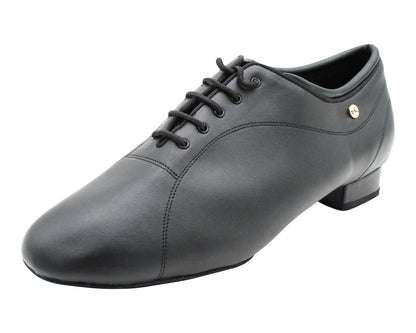 CD9436 Black Leather (Split Sole) with 1" Heel in the photo