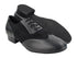 CM100101 Black Leather & Black Oxford Nubuck with 1" Heel in the photo