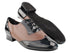 CM100101 Black Patent_B_F_305 Dark Tan Leather_M with Men 1" Standard Heel (2002) in the photo