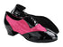 M100101 Black Patent_F_B_154 Illusion Peach Velvet_M with Men 1.5" Latin Heel in the photo