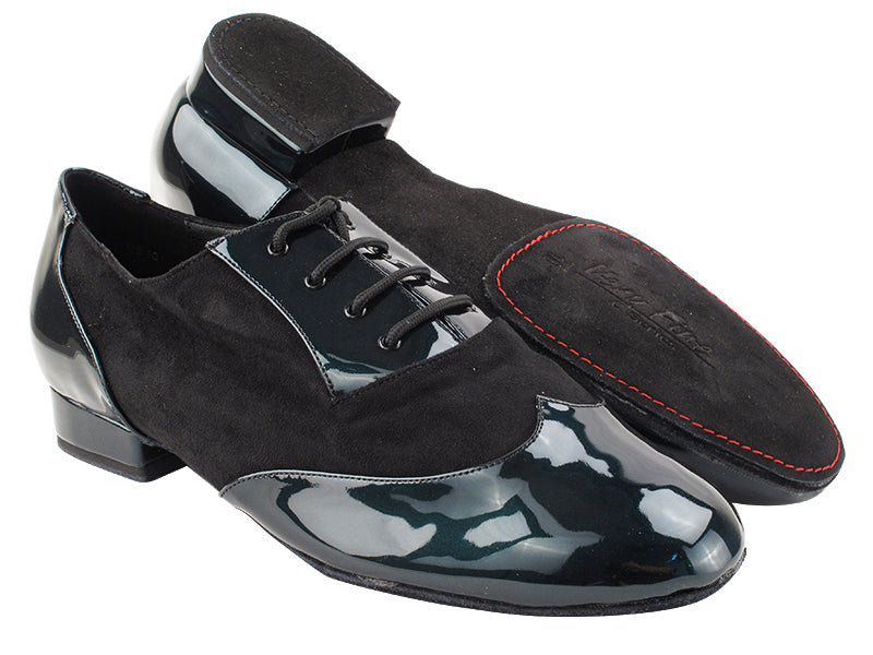 CM100101DB Pearl Green Patent_Black Oxford Nubuck with Men 1&quot; Standard Heel (2002) in the photo