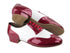 CM100101 BA72 Red Patent & White Leather with 1" Heel in the photo