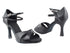 Celebrity6029 Black Leather with 3" Heel in the photo