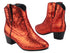 VFBoot Nashville Red Sparkle with 1.65" cowboy heel in the photo