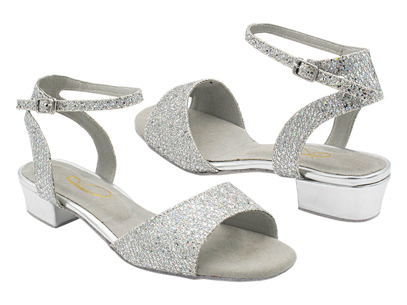 J Jane Silver Sparklenet with 1" Heel (8881) in the photo