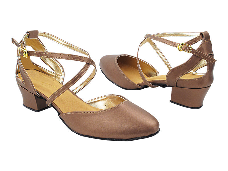 J Touch of Gold 59 Cooper Leather Microfiber_119 Gold PU Lining with 1.5&quot; Heel (2001) in the photo