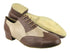 M100101 133 Coffee Leather_F_B_60 Tan Leather_M with 1" Standard heel in the photo