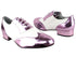 M100101 150 Purple PU_F_B_White PU_M with 1" standard heel in the photo