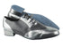 M100101 224 Snake Grey_Black Leather with 1" Standard heel in the photo