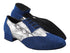 M100101 67 Glitter Dark Blue Illusion Satin_F_B_ 181 Silver Snake PU_Mwith Men 1" Standard Heel (2002) in the photo
