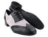 M100101 Black Leather_F_B_263 Grey Satin_M with Men 1" Standard Heel (2002) in the photo