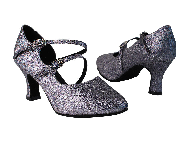 PP201 11 Grey Stardust with 2.5" PG Heel in the photo