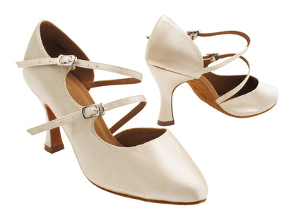 PP201 140 Flesh Satin with 3" Heel (YQG) in the photo