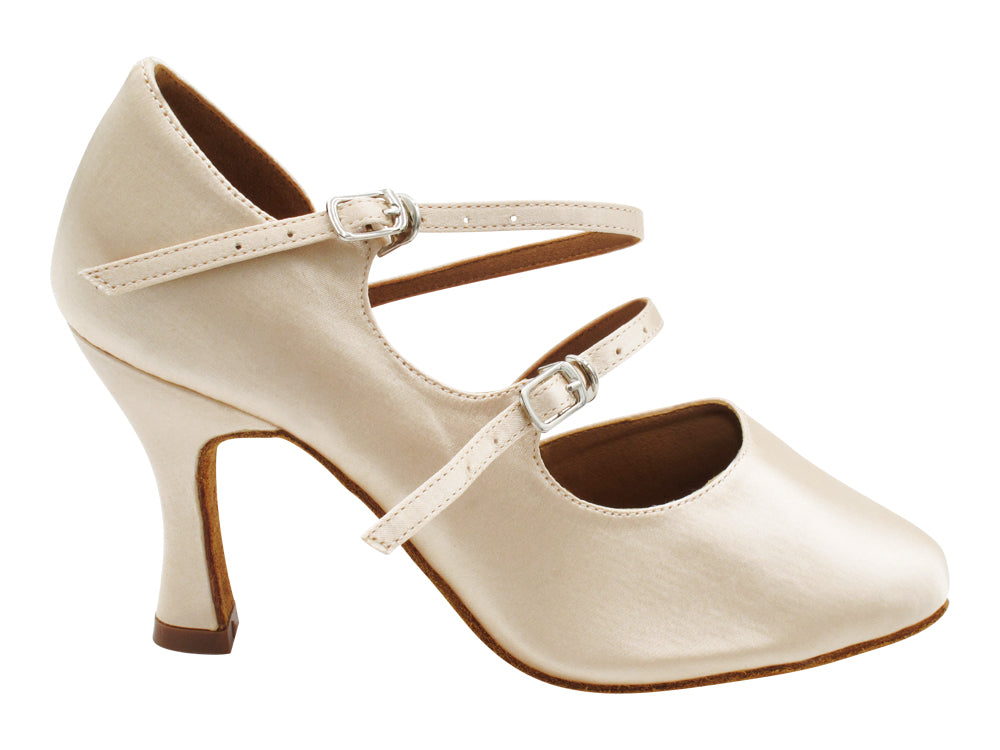 PP201 140 Flesh Satin with 3" Heel (YQG) in the photo