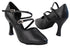 PP201 Black Leather with 3" Heel in the photo