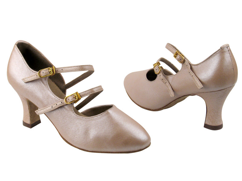 PP201 BC1 Light Tan Light Leather with 2.5&quot; Heel in the photo