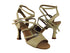 PP202 Beige Leather with 3" Flare heel in the photo