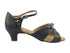 PP204A Black Leather with 1.2" cuban heel in the photo