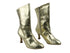 VFBoot PP205A Ankle Bootie Gold Leather with 2.75" heel in the photo