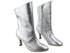 VFBoot PP205A Ankle Bootie Silver Leather with 2.75" heel in the photo