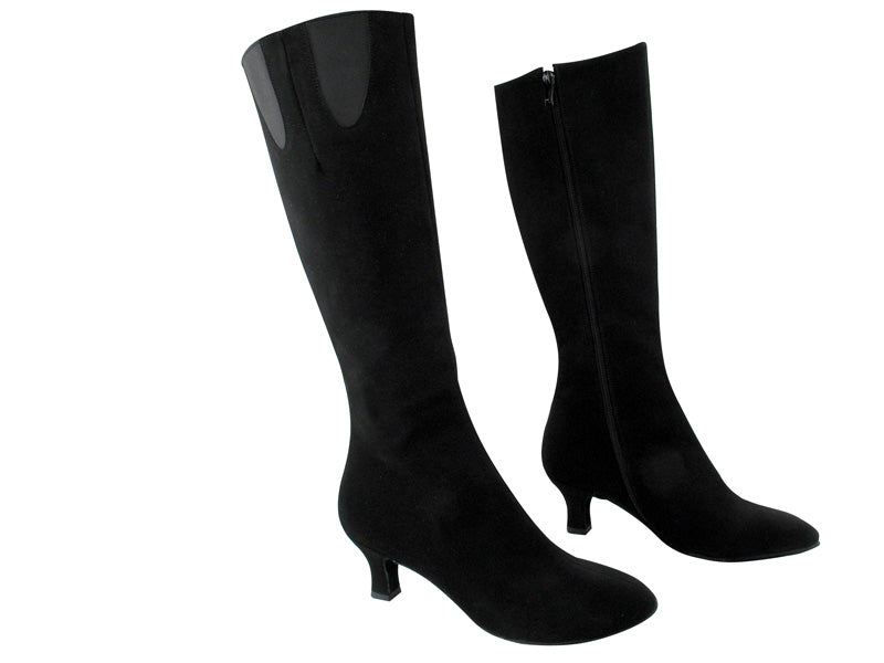 VFBoot PP205 Black Nubuck with 2&quot; slim heel in the photo