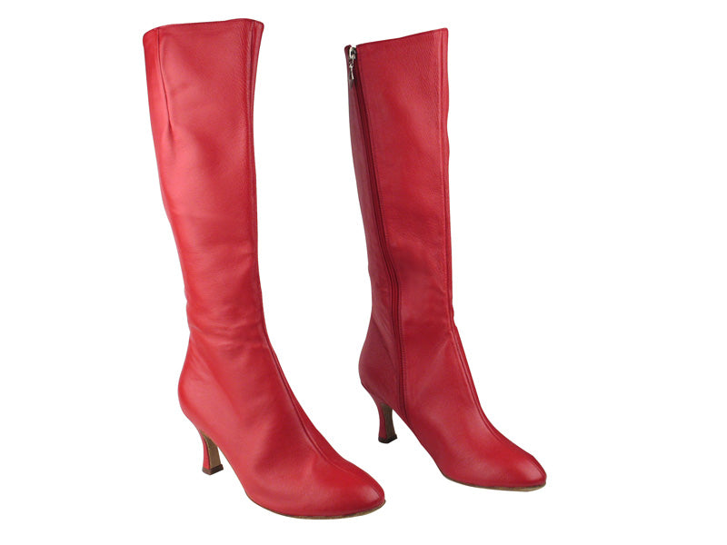 VFBoot PP205 Red Leather with 2.75&quot; heel in the photo