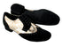 PP301 BA57 Black Nubuck (L) _BA47 Leopard Veins with 1" Standard heel in the photo