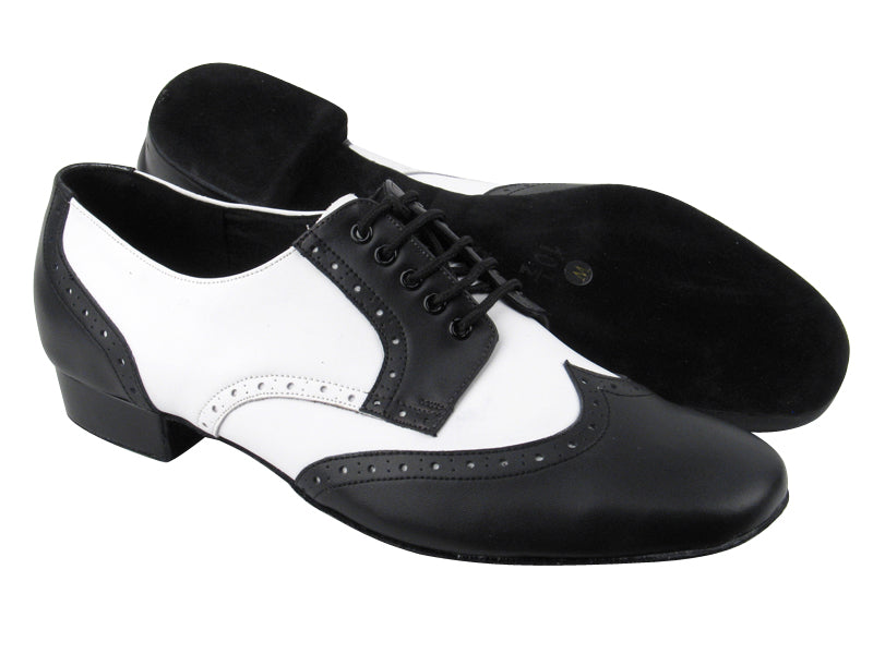 PP301 BB1 Black Leather_L_BB12 White Leather with 1&quot; Heel in the photo