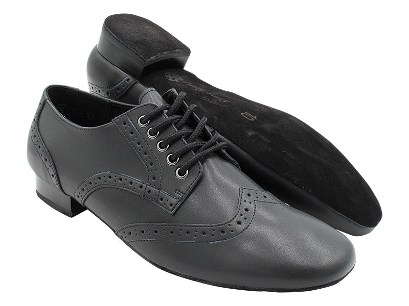 PP301 Black Leather with 1" heel in the photo
