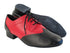 PP302 Black_F_B_Red Leather with 1" Standard Heel in the photo