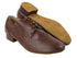 PP302 Dark Tan Leather with 1" Standard Heel in the photo