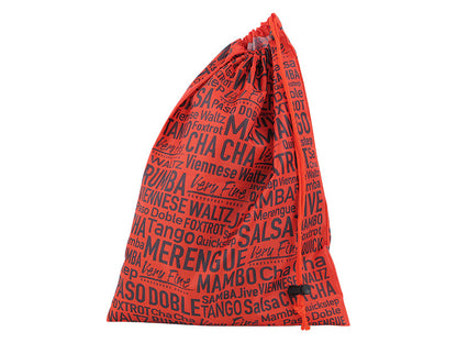 Polyester drawstring Shoe Bag - Red