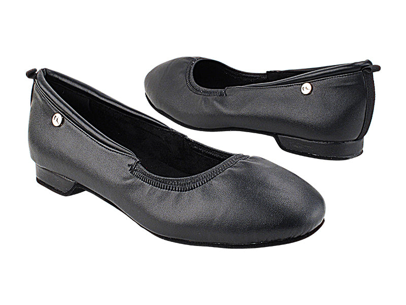 ProComfort20 Black Leather with flat EVA heel in the photo