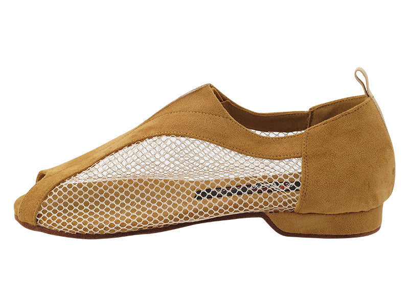 ProComfort30 Brown Oxford Nubuck &amp; Brown Mesh with flat EVA heel in the photo