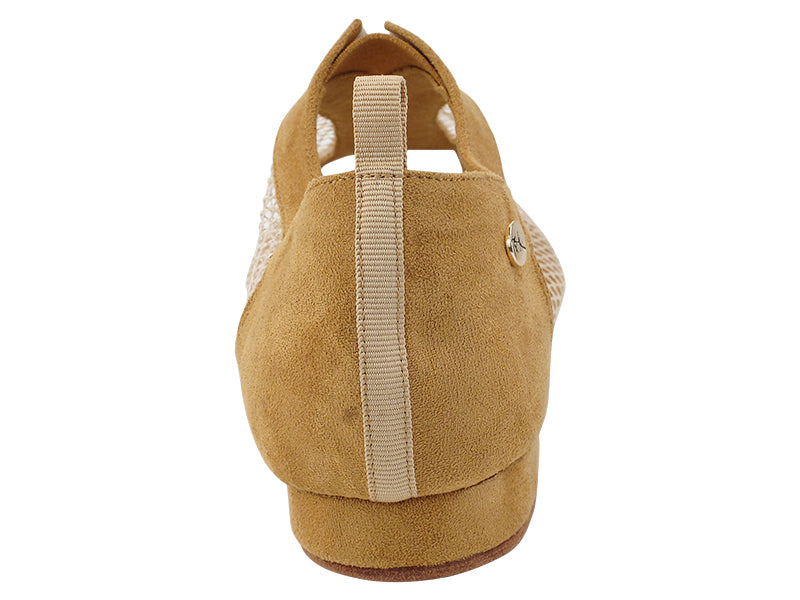 ProComfort30 Brown Oxford Nubuck &amp; Brown Mesh with flat EVA heel in the photo