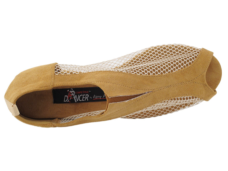 ProComfort30 Brown Oxford Nubuck &amp; Brown Mesh with flat EVA heel in the photo