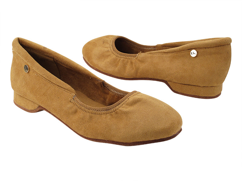 Procomfort20 Brown Oxford Nubuck with flat EVA heel in the photo