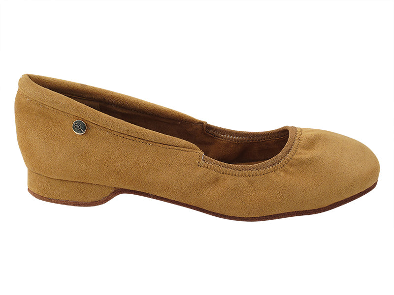 Procomfort20 Brown Oxford Nubuck with flat EVA heel in the photo