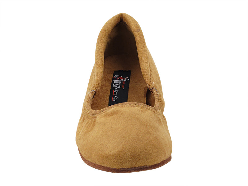 Procomfort20 Brown Oxford Nubuck with flat EVA heel in the photo