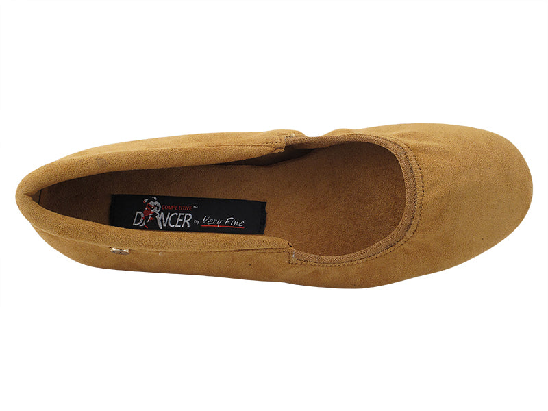 Procomfort20 Brown Oxford Nubuck with flat EVA heel in the photo
