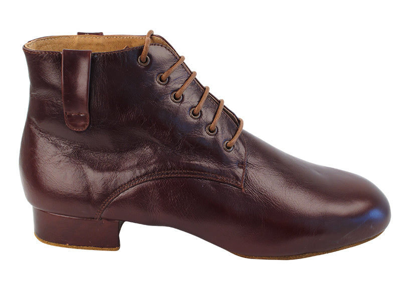 RCCL9001NZ Dark Tan Leather (non-zipper version) with 1" heel in the photo